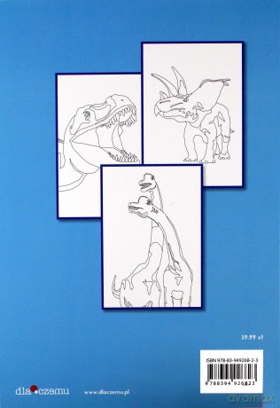 Połącz kropki. Dinozaury [KSIĄŻKA]