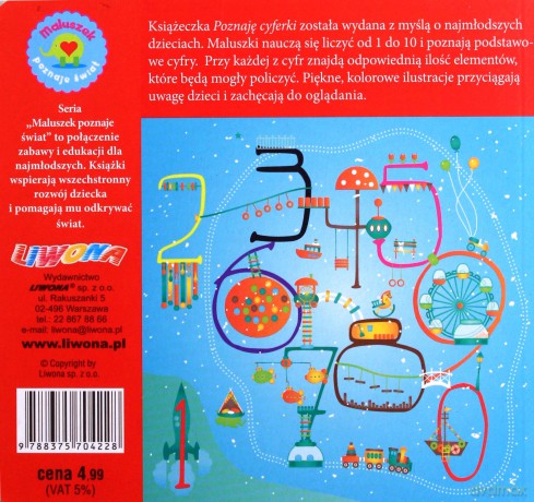 Poznaję cyferki - Sylwia Sokolnicka [KSIĄŻKA]