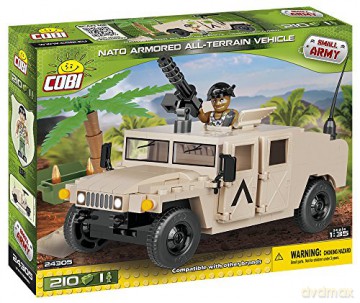 Small Army Kołowy humvee desert [KLOCKI]
