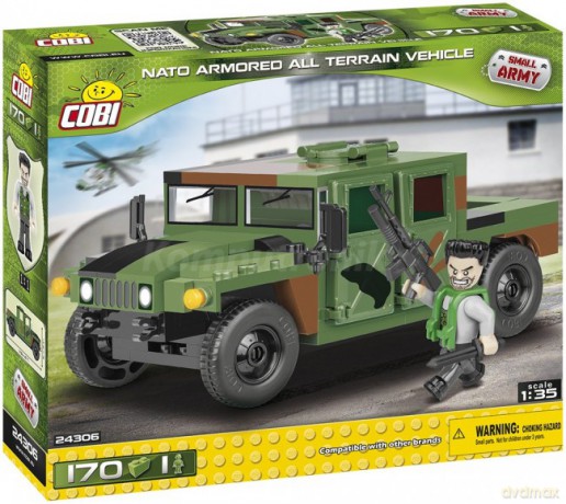 Small Army Kołowy humvee jungle [KLOCKI]