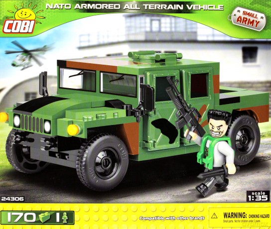 Small Army Kołowy humvee jungle [KLOCKI]