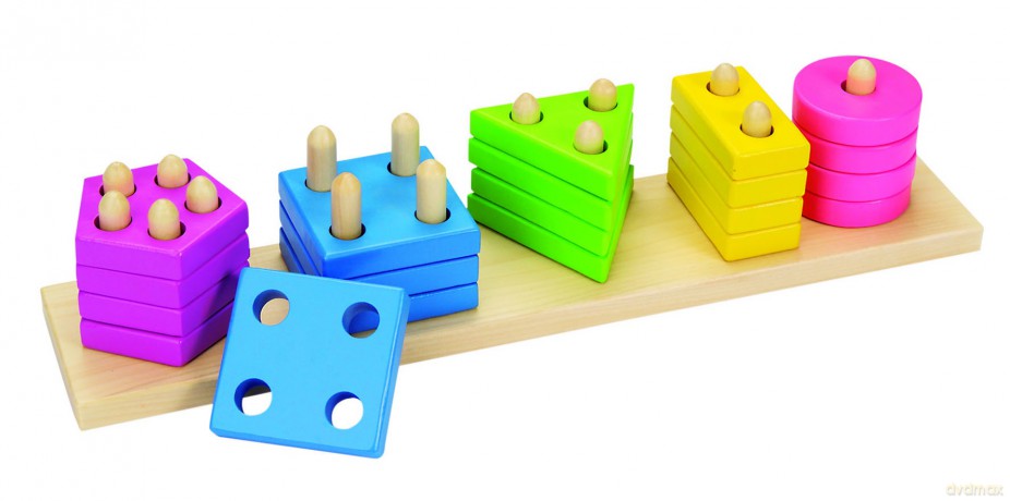 Sorter kształtów pastelowy