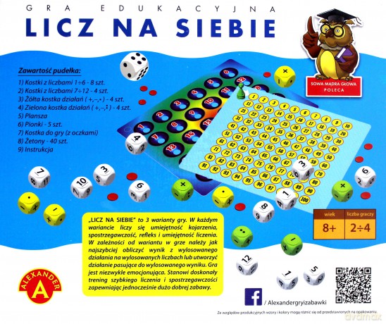 Sowa Mądra Głowa poleca - Licz na siebie [GRA PLANSZOWA]