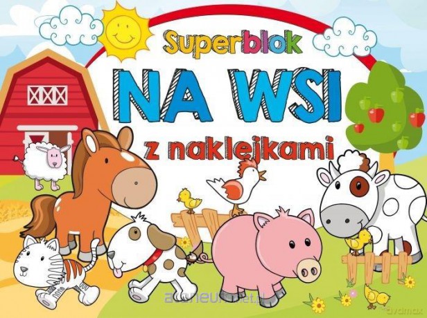 Superblok z naklejkami. Na wsi [KSIĄŻKA]