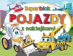 Superblok z naklejkami. Pojazdy [KSIĄŻKA]