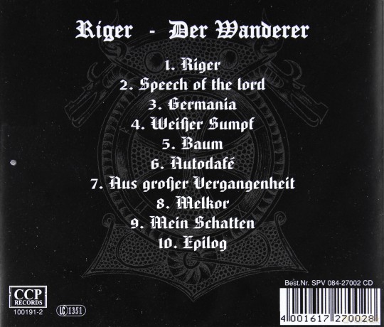 Riger: Der Wanderer [CD]