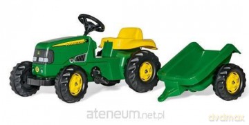 Traktor John Deere Kid z przyczepą