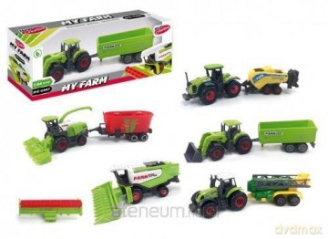 Traktor metalowy Moje Ranczo 17 cm