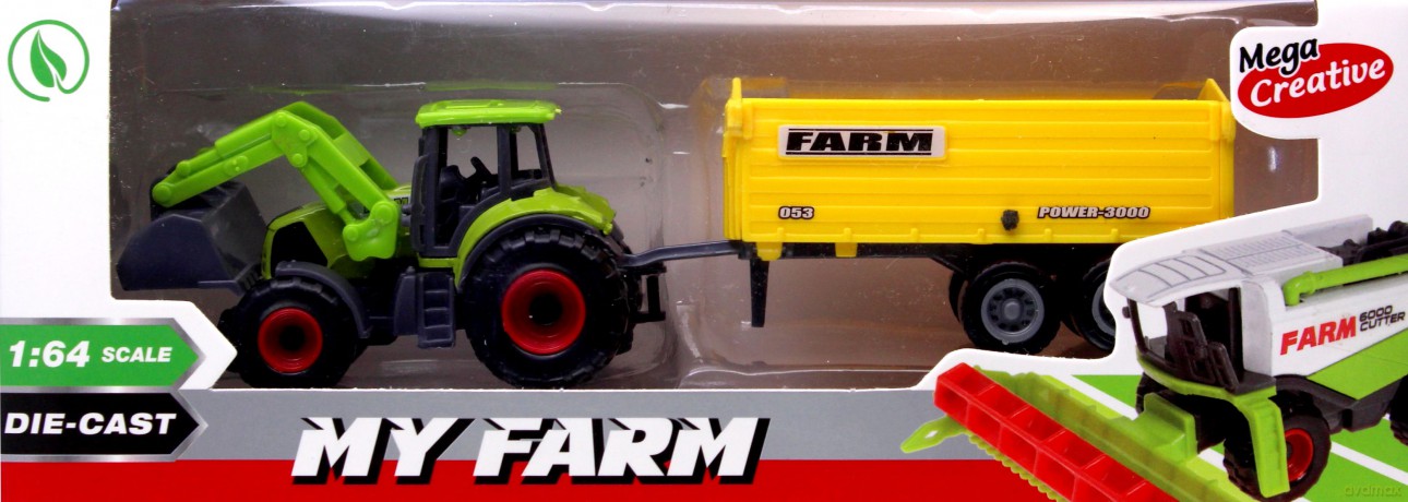 Traktor metalowy Moje Ranczo 17 cm