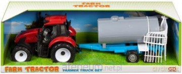 Traktor plastikowy z cysterną