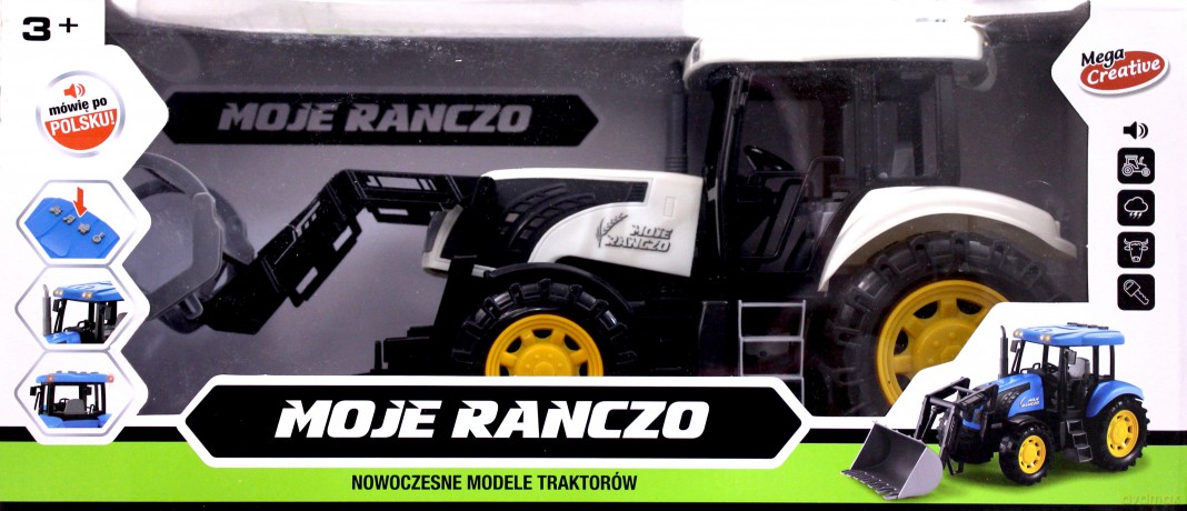 Traktor z dźwiękiem Moje Ranczo 42 cm