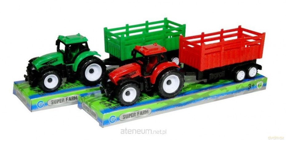Traktor z przyczepą