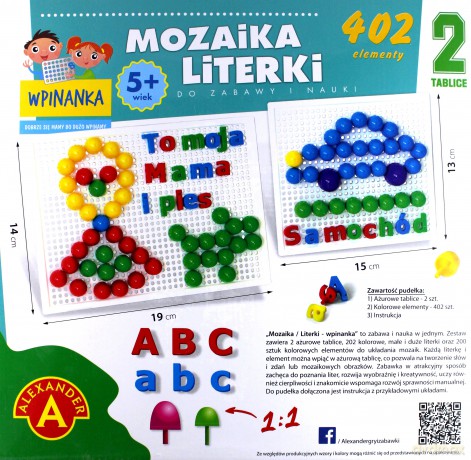 Wpinanka - Mozaika Literki