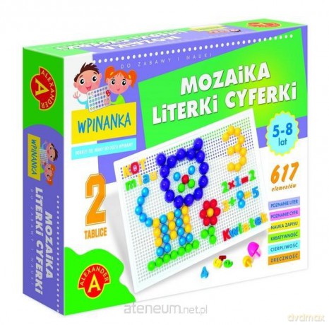 Wpinanka - Mozaika Literki i Cyferki