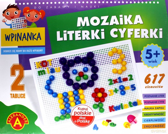 Wpinanka - Mozaika Literki i Cyferki