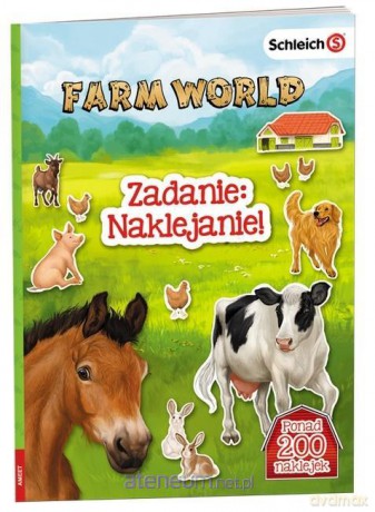 Zadanie: naklejanie! Farm World [KSIĄŻKA]