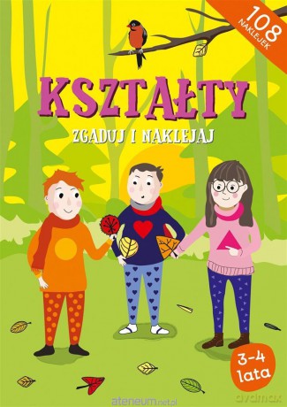 Zgaduj i naklejaj. Kształty - Agnieszka Biela, Katarzyna Matyjaszewska [KSIĄŻKA]