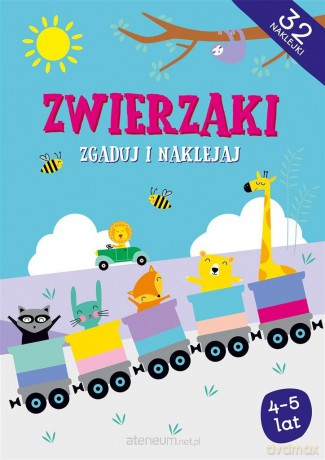 Zgaduj i naklejaj. Zwierzaki - Hubert Bobrowski, Magdalena Popovics [KSIĄŻKA]