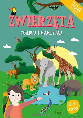 Zgaduj i naklejaj. Zwierzęta - Katarzyna Matyjaszewska, Agnieszka Biela [KSIĄŻKA]