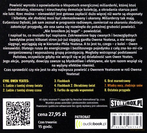 Władcy nocy, złodzieje snów. Owen Yeates (Tom 7) - Eugeniusz Dębski [AUDIOBOOK]