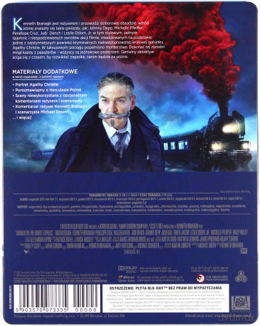 Morderstwo w Orient Expressie (steelbook) [Blu-Ray]