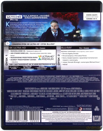 Morderstwo w Orient Expressie [Blu-Ray 4K]+[Blu-Ray]