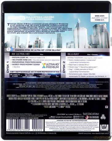 Więzień labiryntu: Lek na śmierć [Blu-Ray 4K]+[Blu-Ray]