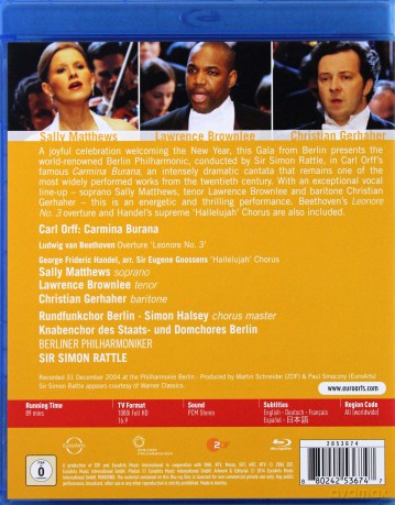 Pokorny & Kratz & Spot: Berliner Philharmoniker - Carmina Burana - Sir Simon Rattle - Matthews, Brownlee, Gerhaher [Blu-Ray]
