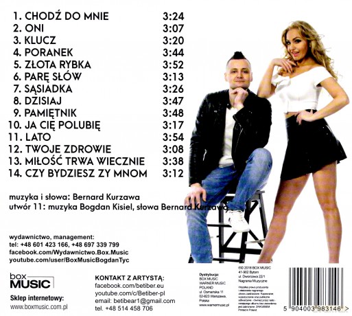 Betiber: Chodz Do Mnie [CD]