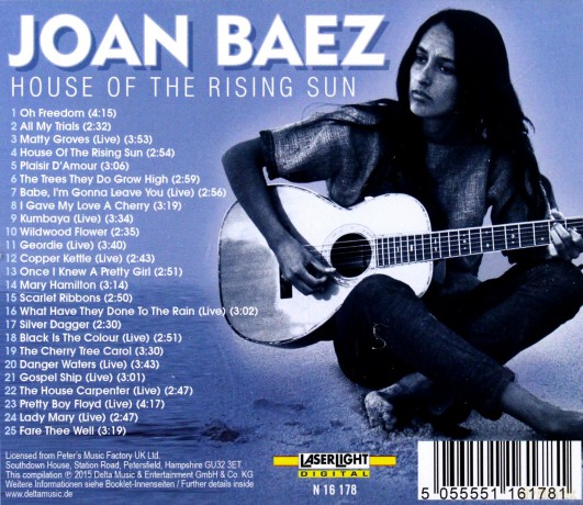 Joan Baez: House Of The Rising Sun [CD]