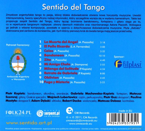 Sentido del Tango: Retrato (digipack) [CD]