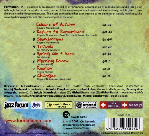 Formation-In: The Colours and The Shapes [CD]