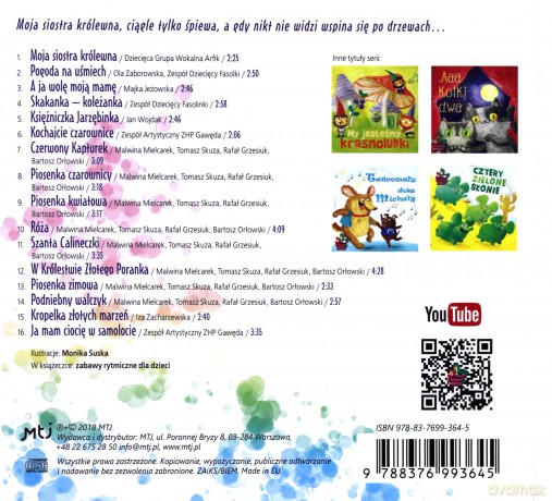 Bajeczki Pioseneczki: Moja siostra królewna (digibook) [CD]