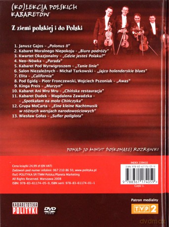 Kolekcja polskich kabaretów 1 Z ziemi polskiej do Polski [DVD]