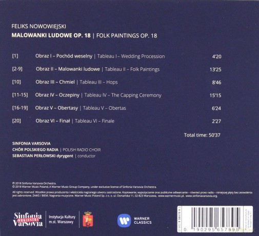 Sinfonia Varsovia: Sinfonia Varsovia: Nowowiejski | Malowanki [CD]