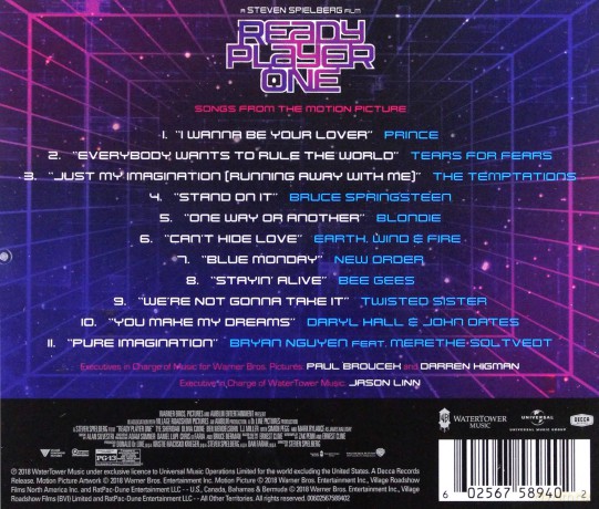 Songs From Ready Player One [CD]