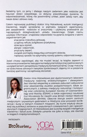 Inteligencja trawienna dla dzieci. Jak zapobiegać chorobom i dbać o zdrowie układu trawiennego swojego dziecka - Irina Matveikova [KSIĄŻKA]