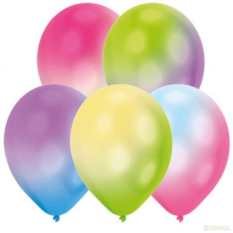 Balony LED 5 sztuk - zmieniające się kolory
