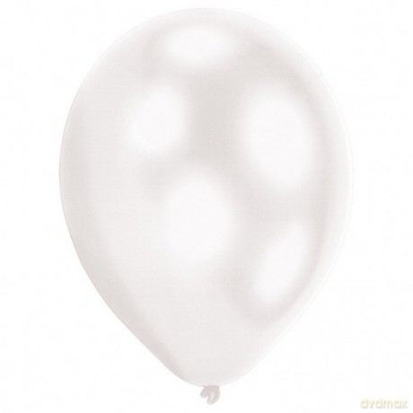 Balony LED 5 sztuk białe