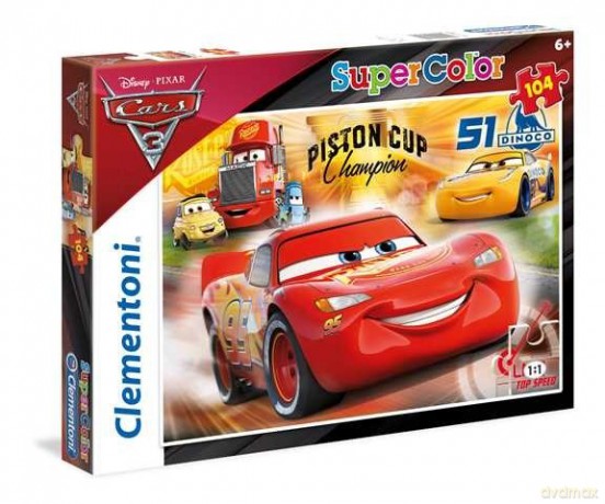 CLEMENTONI 104 el. Auta [PUZZLE]