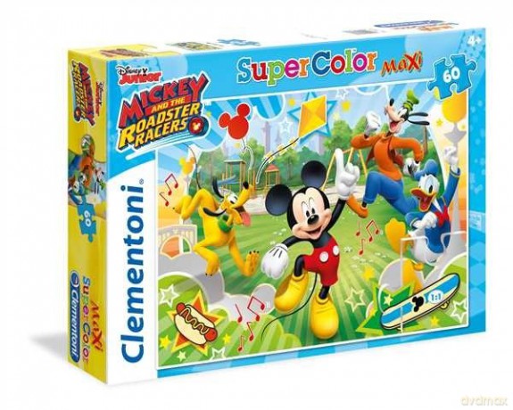CLEMENTONI 60 el. Maxi Miki i Raźni Rajdowcy [PUZZLE]