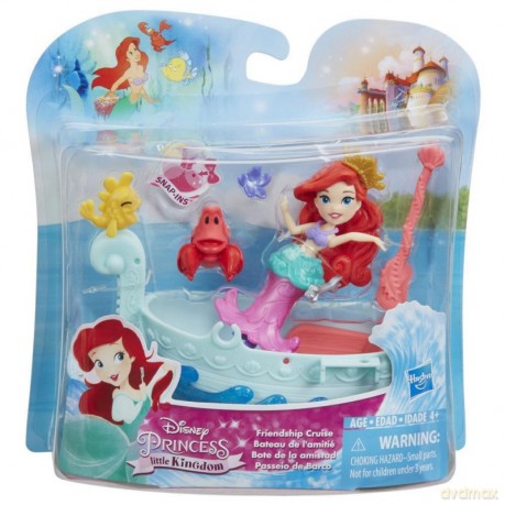 Disney Princess Ariel z łódką [FIGURKA]