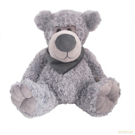 Miś Bruno szary z apaszką 20 cm