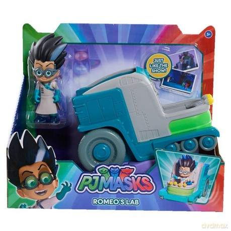 PJ MASKS Pojazd z figurką, Romeo [FIGURKA]