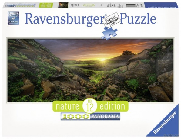 RAVENSBURGER 1000 el. Słońce nad Islandią [PUZZLE]