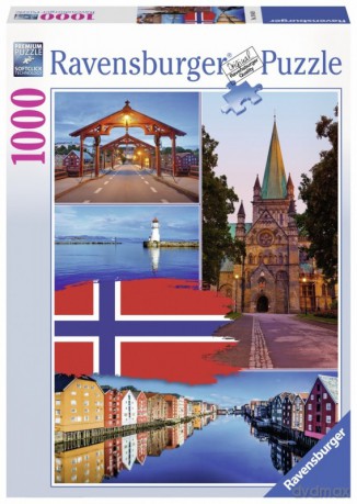 RAVENSBURGER 1000 el. Trondheim [PUZZLE]