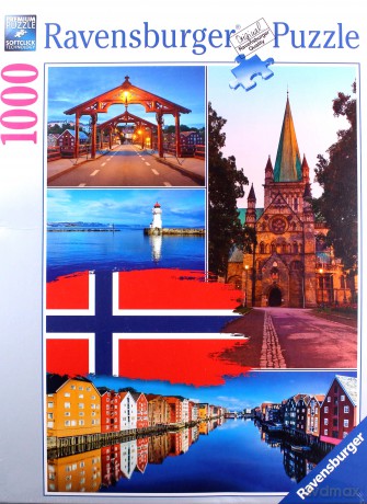 RAVENSBURGER 1000 el. Trondheim [PUZZLE]