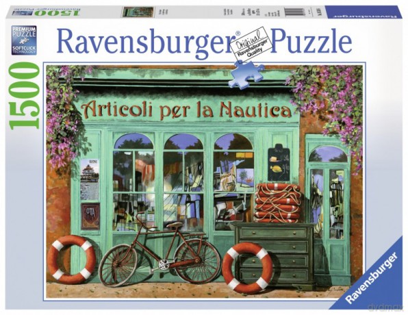 RAVENSBURGER 1500 el. Czerwony rower [PUZZLE]