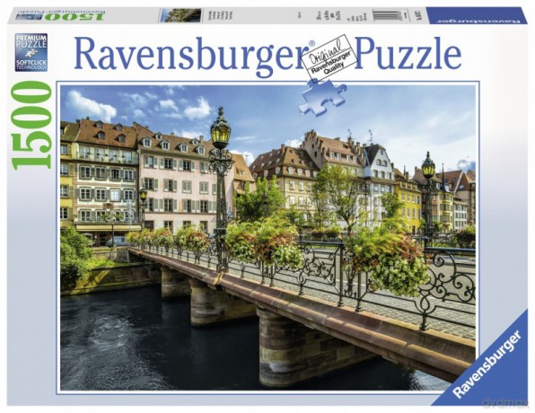 RAVENSBURGER 1500 el. Strasburg latem [PUZZLE]