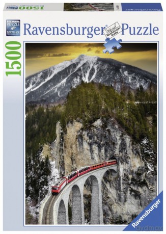 RAVENSBURGER 1500 el. Zimowy kanion [PUZZLE]